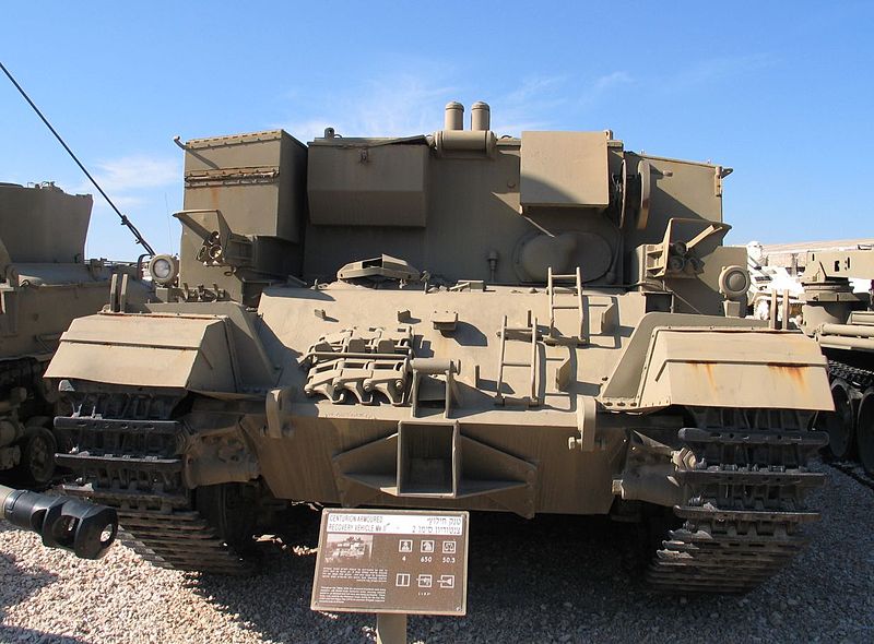Centurion ARV MkII w Muzeum Yad la-Shiryon. Źródło: Wikimedia Commons, licencja: CC BY-SA 3.0