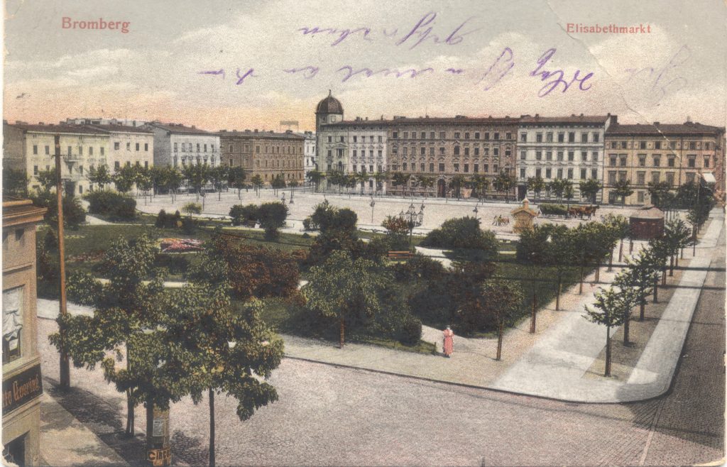 Plac Piastowski 1907 r., zbiory Anna Perlik-Piątkowska i Pawła Piątkowskiego